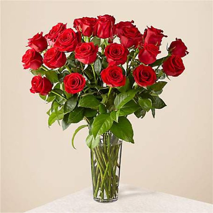 Long Stem Red Rose Bouquet