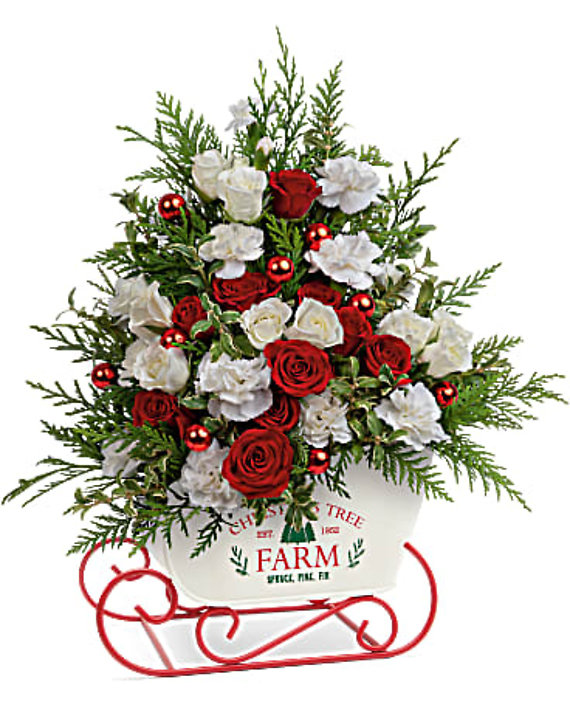 Joyful Holiday Tree Bouquet