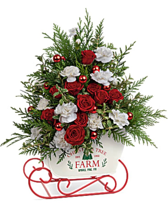 Joyful Holiday Tree Bouquet