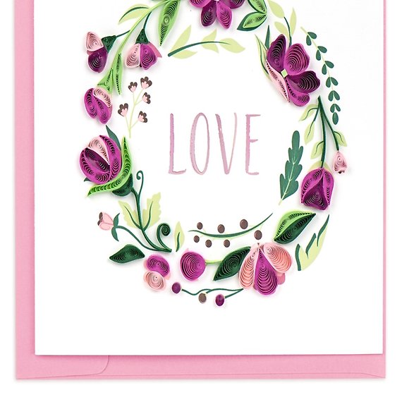 Quilled Greeting Card