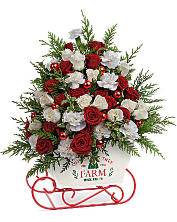 Joyful Holiday Tree Bouquet