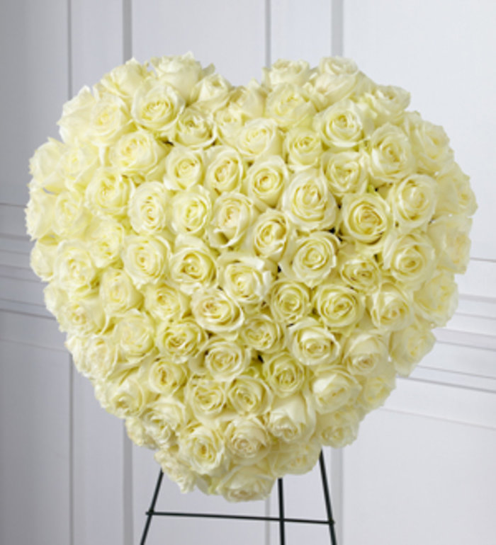 Elegant Remembrance Standing Heart