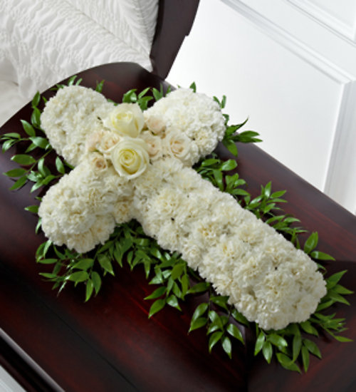 Peaceful Memories Casket Spray